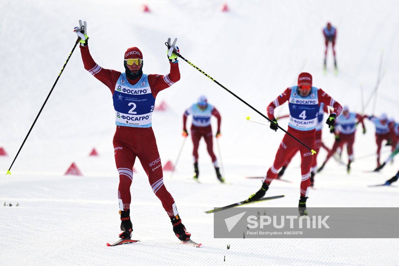 Russia Spartakiad Cross-Country Skiing Men Skiathlon