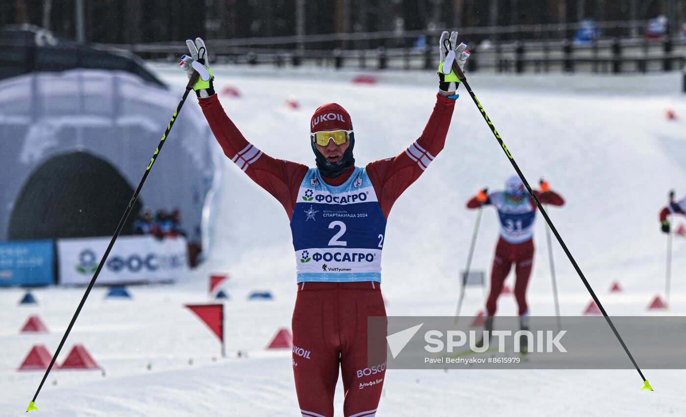 Russia Spartakiad Cross-Country Skiing Men Skiathlon