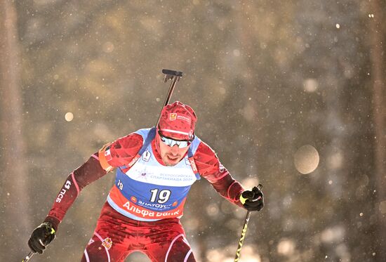Russia Spartakiad Biathlon Men Sprint