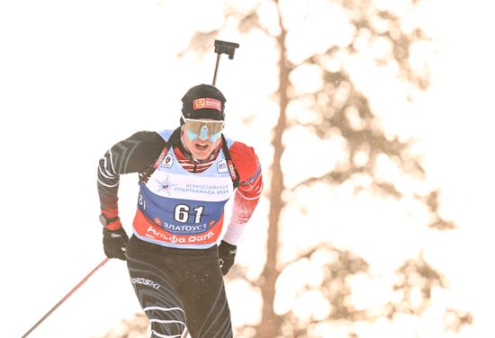 Russia Spartakiad Biathlon Men Sprint