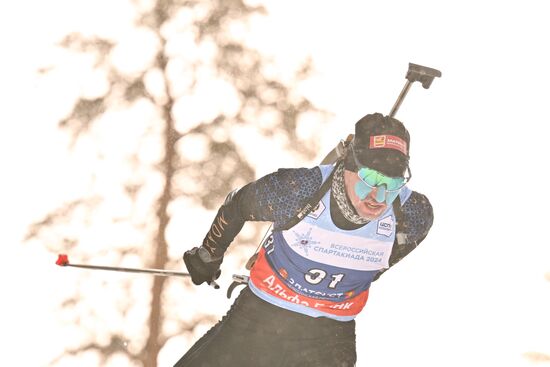 Russia Spartakiad Biathlon Men Sprint