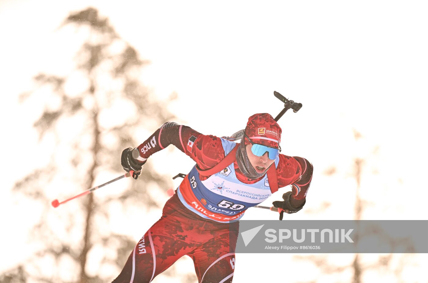 Russia Spartakiad Biathlon Men Sprint