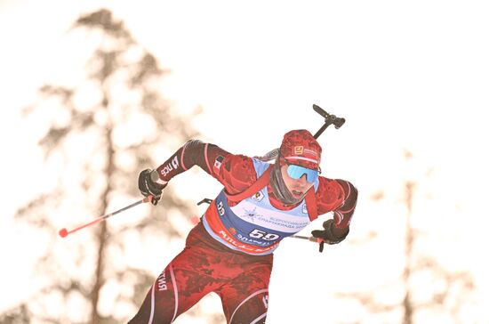 Russia Spartakiad Biathlon Men Sprint