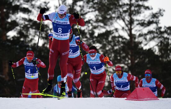 Russia Spartakiad Cross-Country Skiing Men Skiathlon