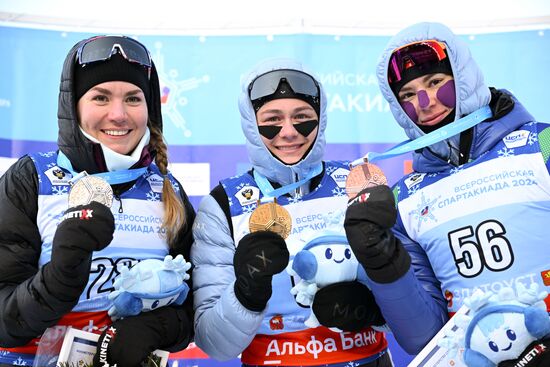 Russia Spartakiad Biathlon Women Sprint