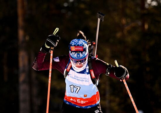 Russia Spartakiad Biathlon Women Sprint