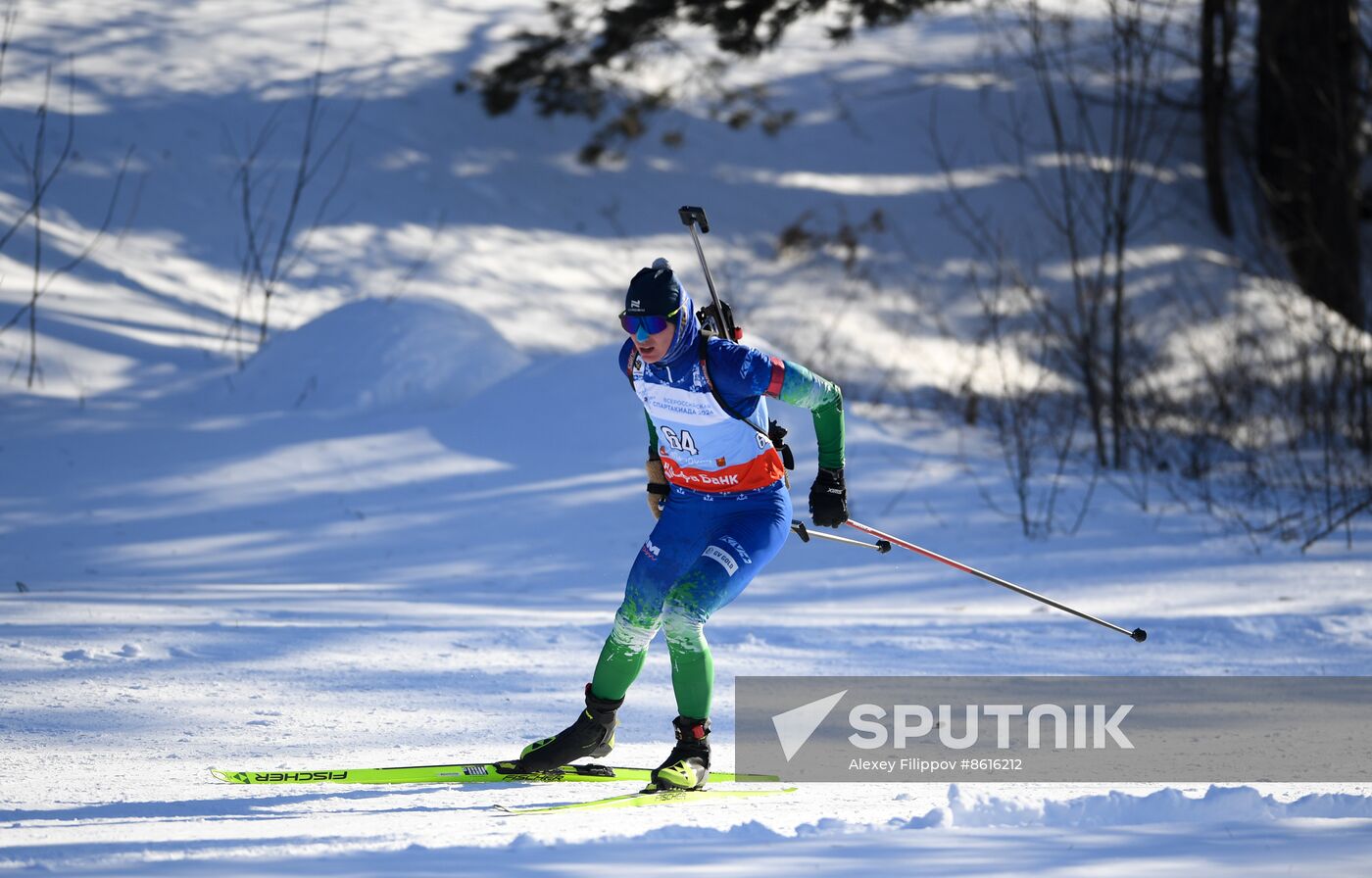 Russia Spartakiad Biathlon Women Sprint