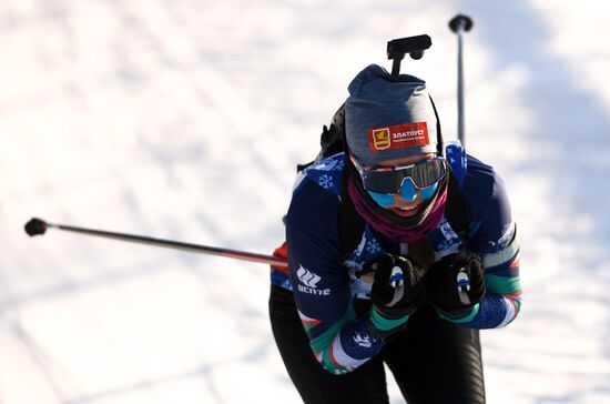Russia Spartakiad Biathlon Women Sprint