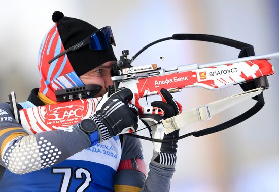 Russia Spartakiad Biathlon Men Sprint