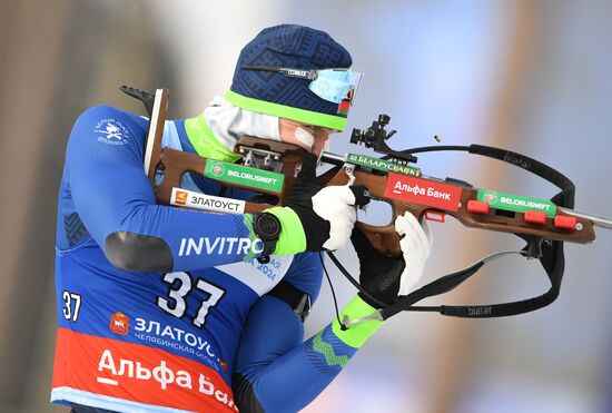 Russia Spartakiad Biathlon Men Sprint