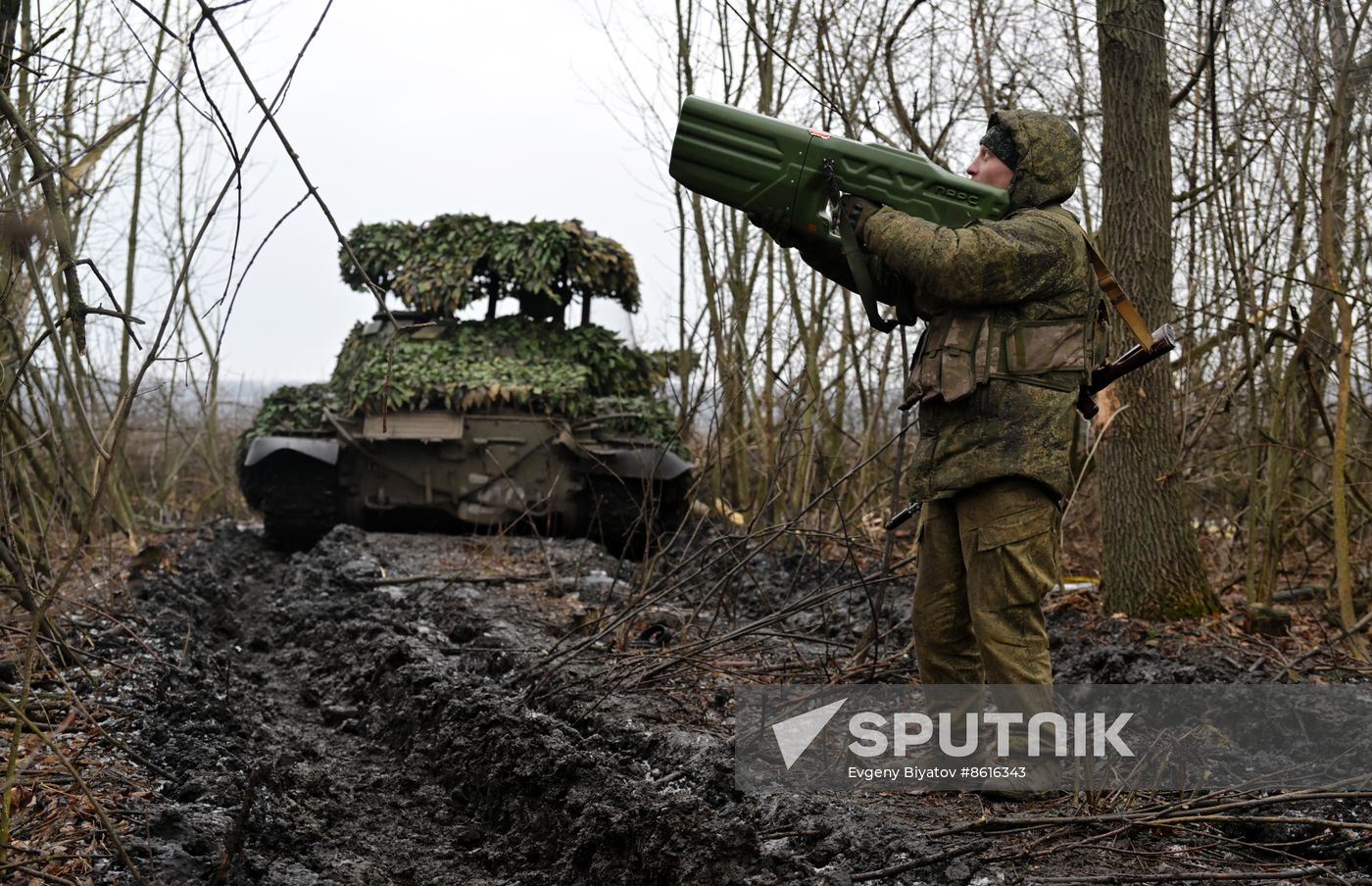 Russia Ukraine Military Operation Tank Unit