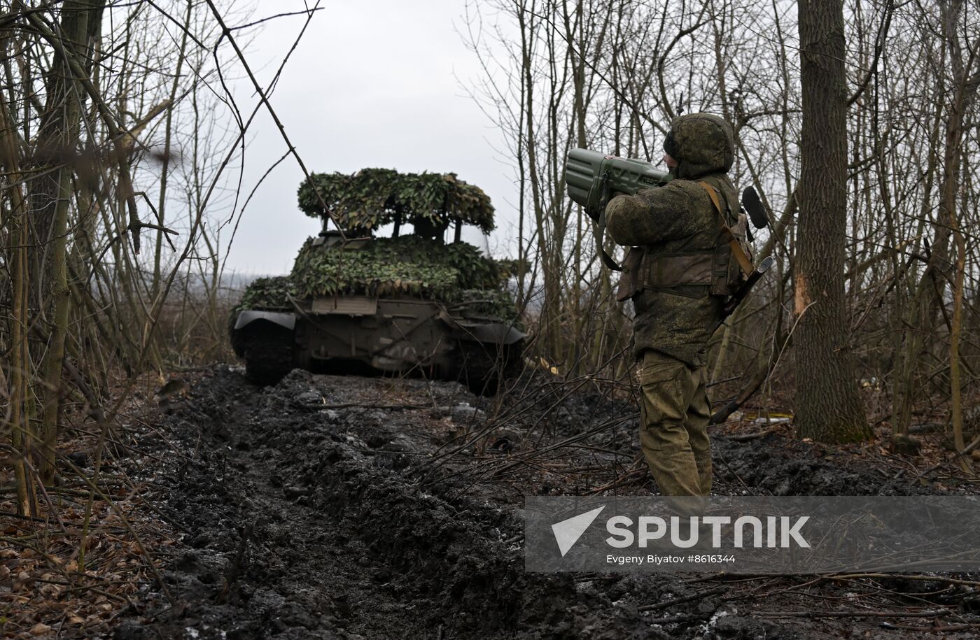 Russia Ukraine Military Operation Tank Unit