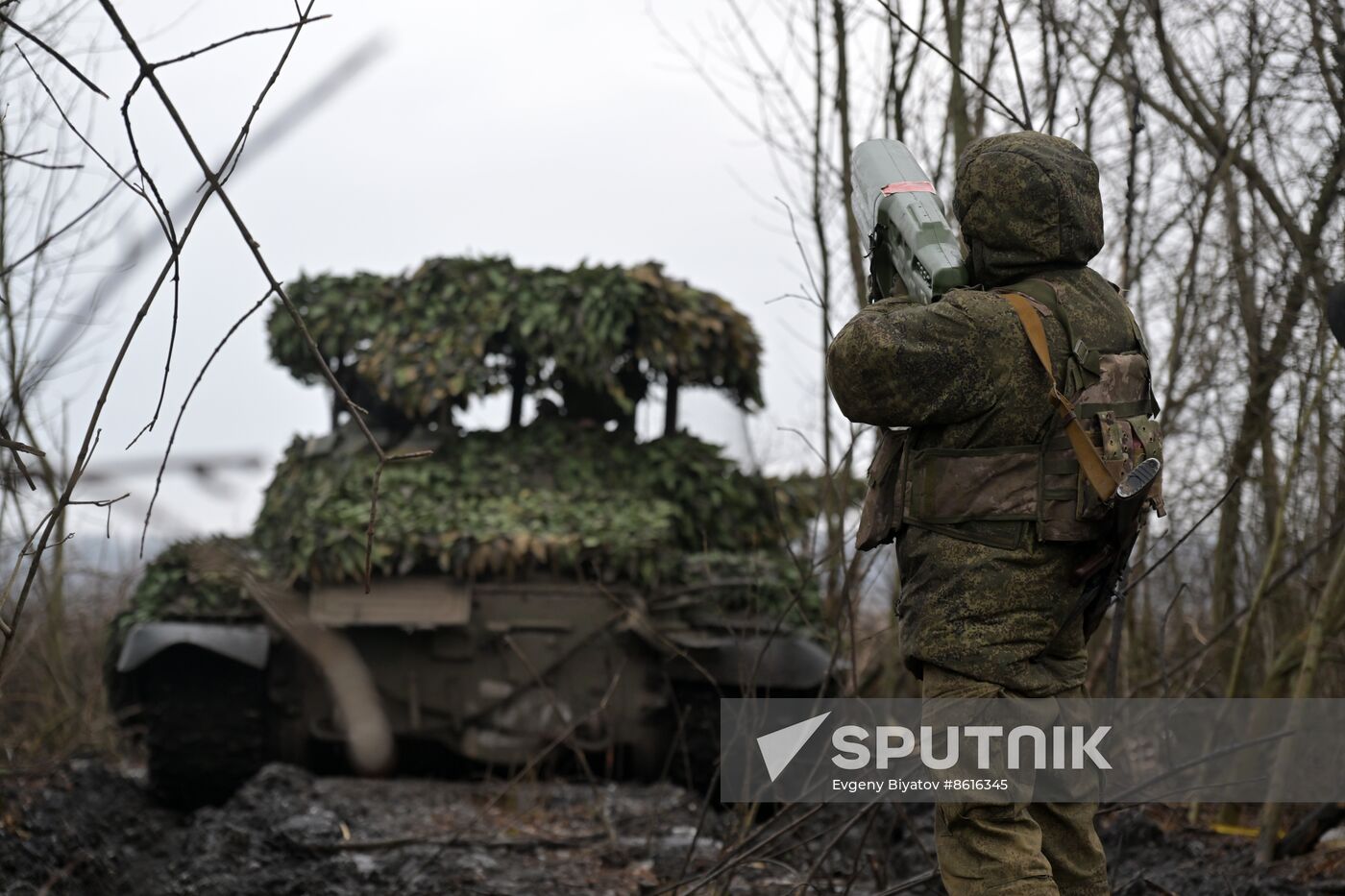 Russia Ukraine Military Operation Tank Unit