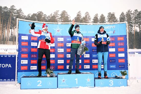 Russia Spartakiad Biathlon Men Pursuit