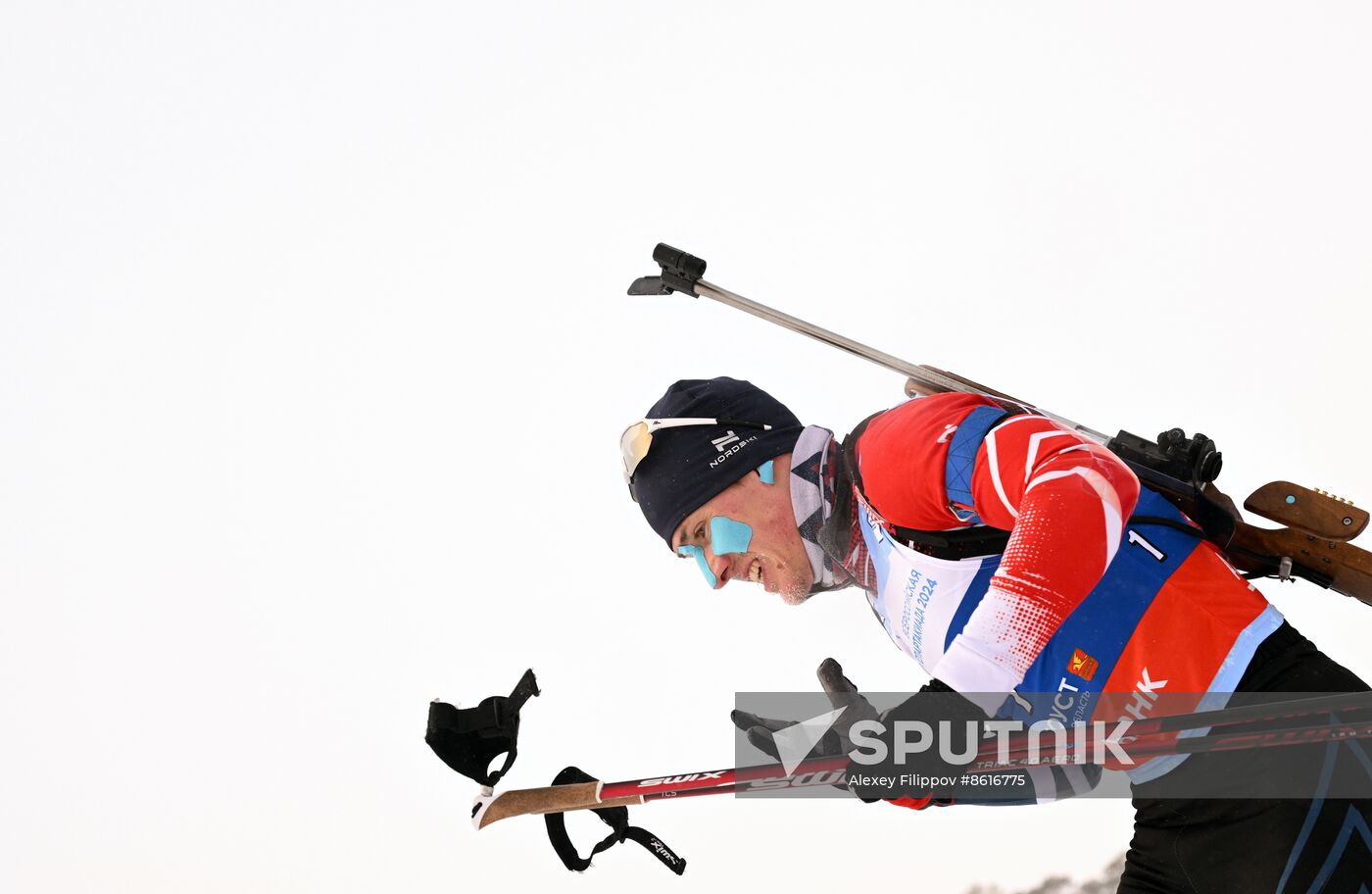 Russia Spartakiad Biathlon Men Pursuit