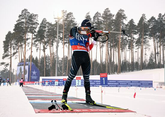 Russia Spartakiad Biathlon Men Pursuit