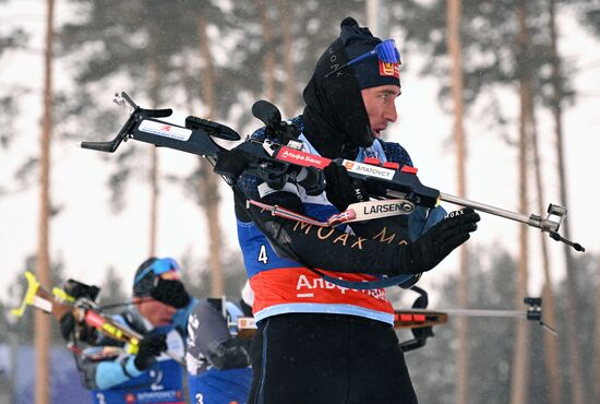 Russia Spartakiad Biathlon Men Pursuit