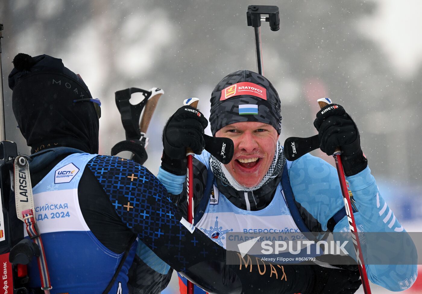 Russia Spartakiad Biathlon Men Pursuit