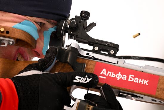 Russia Spartakiad Biathlon Men Pursuit