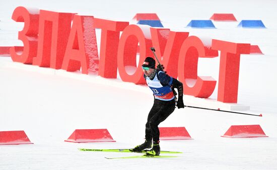 Russia Spartakiad Biathlon Men Pursuit