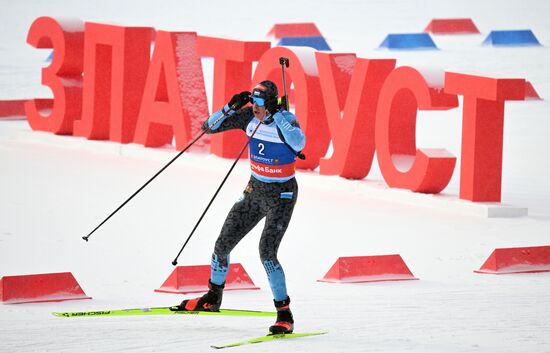 Russia Spartakiad Biathlon Men Pursuit