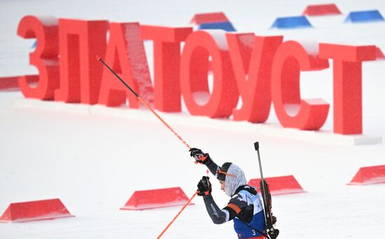 Russia Spartakiad Biathlon Men Pursuit