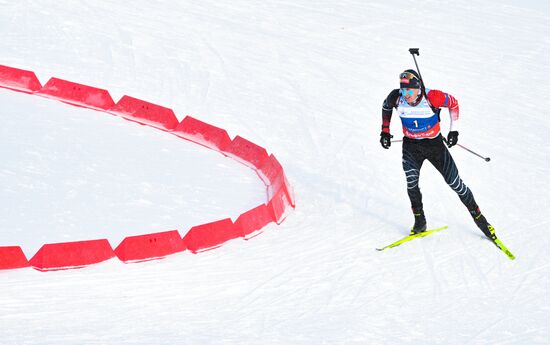 Russia Spartakiad Biathlon Men Pursuit