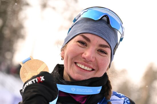 Russia Spartakiad Biathlon Women Pursuit