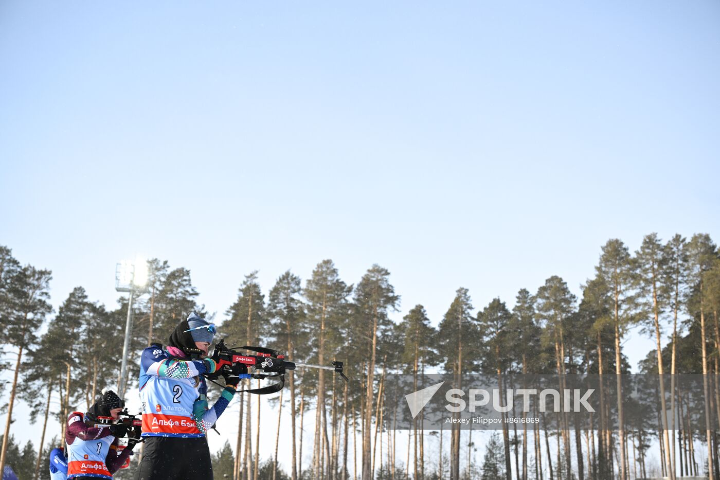 Russia Spartakiad Biathlon Women Pursuit