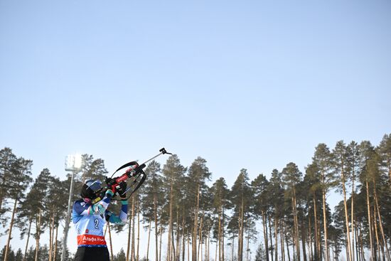 Russia Spartakiad Biathlon Women Pursuit