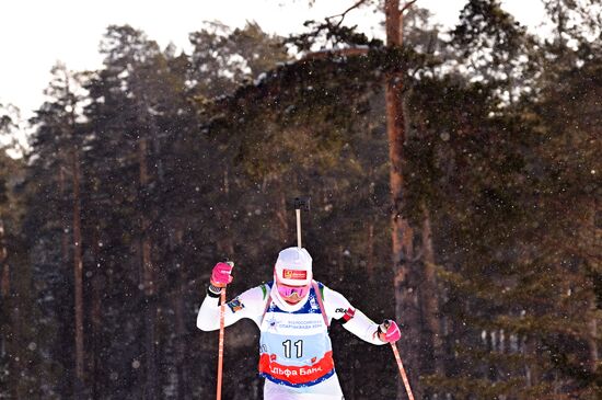 Russia Spartakiad Biathlon Women Pursuit