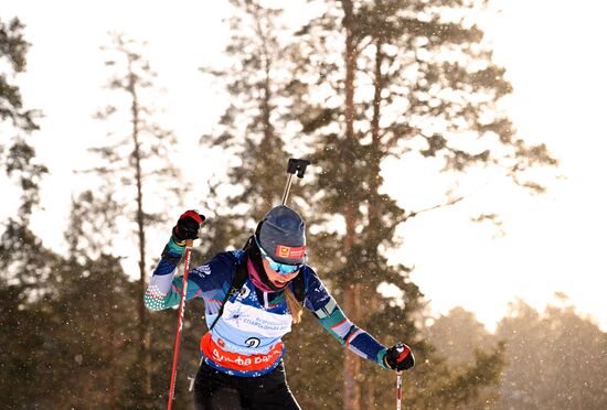 Russia Spartakiad Biathlon Women Pursuit