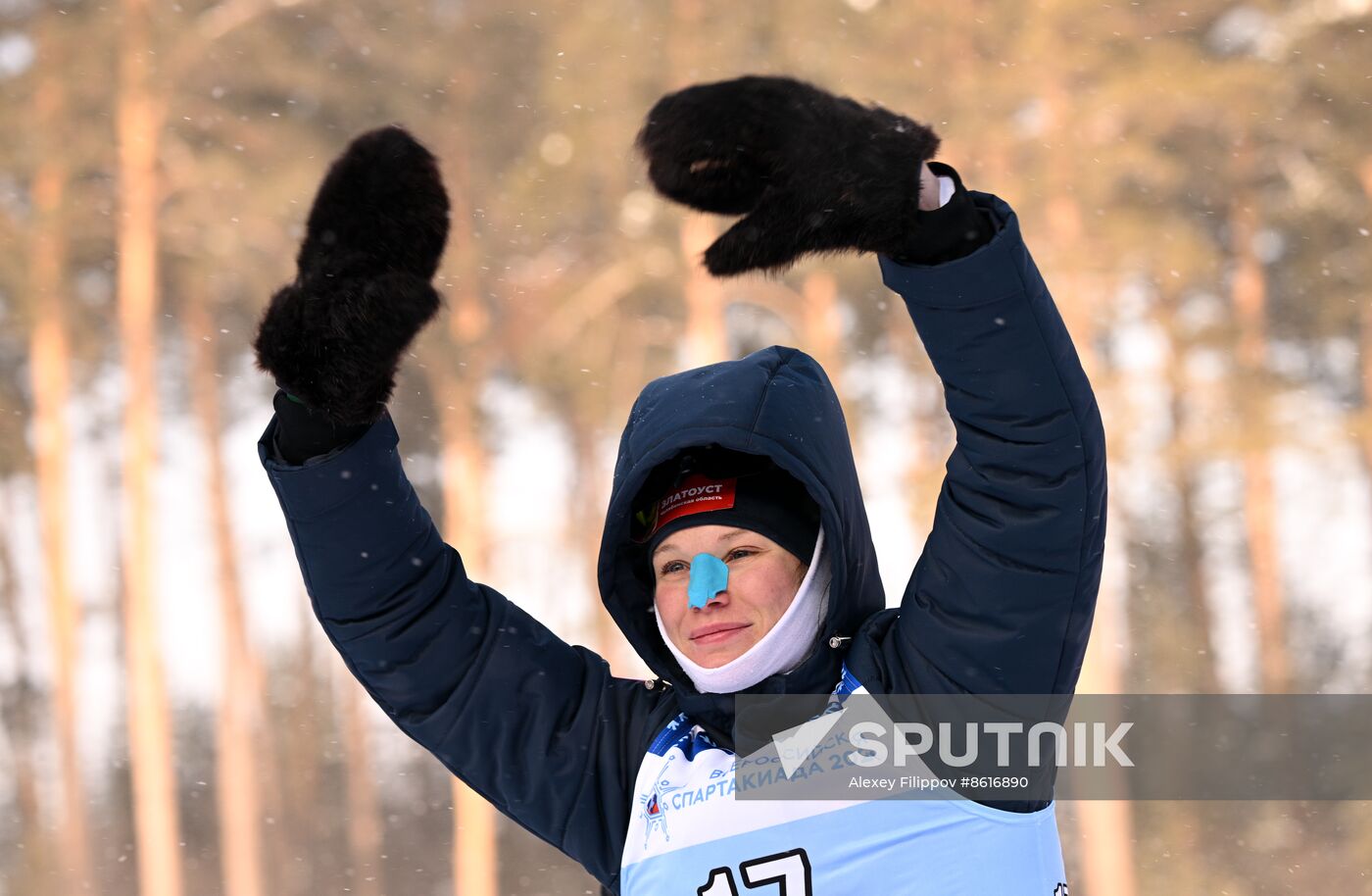 Russia Spartakiad Biathlon Women Pursuit