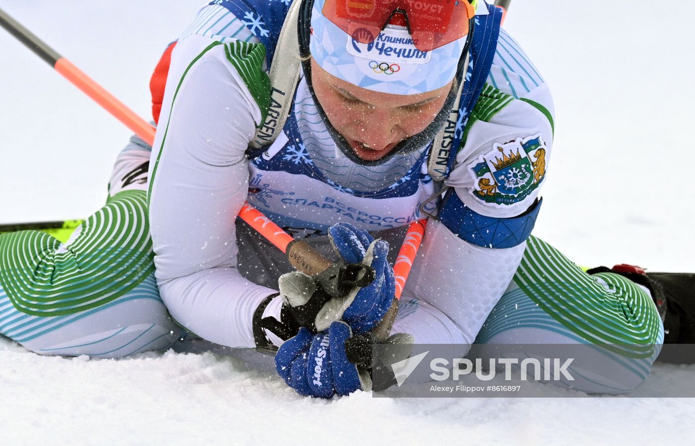 Russia Spartakiad Biathlon Women Pursuit