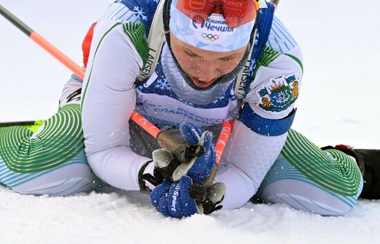 Russia Spartakiad Biathlon Women Pursuit