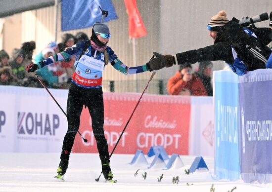 Russia Spartakiad Biathlon Women Pursuit