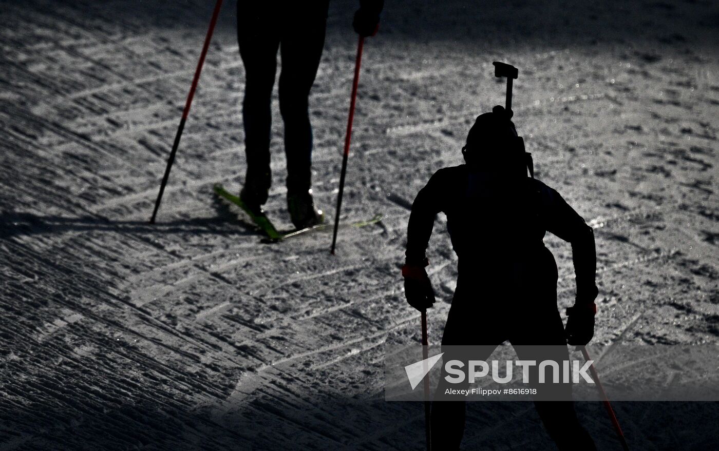 Russia Spartakiad Biathlon Women Pursuit