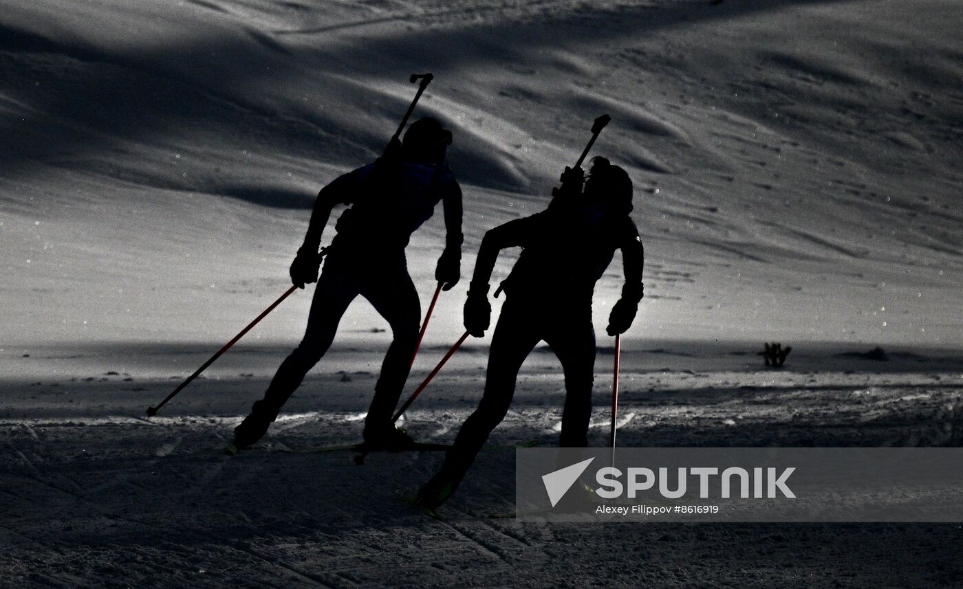 Russia Spartakiad Biathlon Women Pursuit