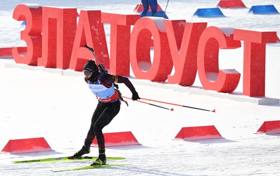 Russia Spartakiad Biathlon Women Pursuit