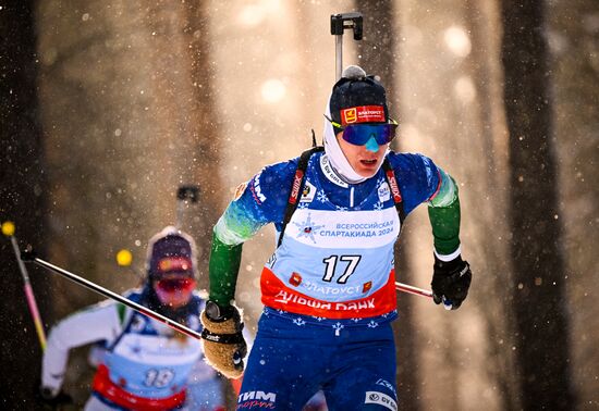 Russia Spartakiad Biathlon Women Pursuit