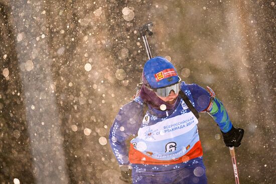 Russia Spartakiad Biathlon Women Pursuit