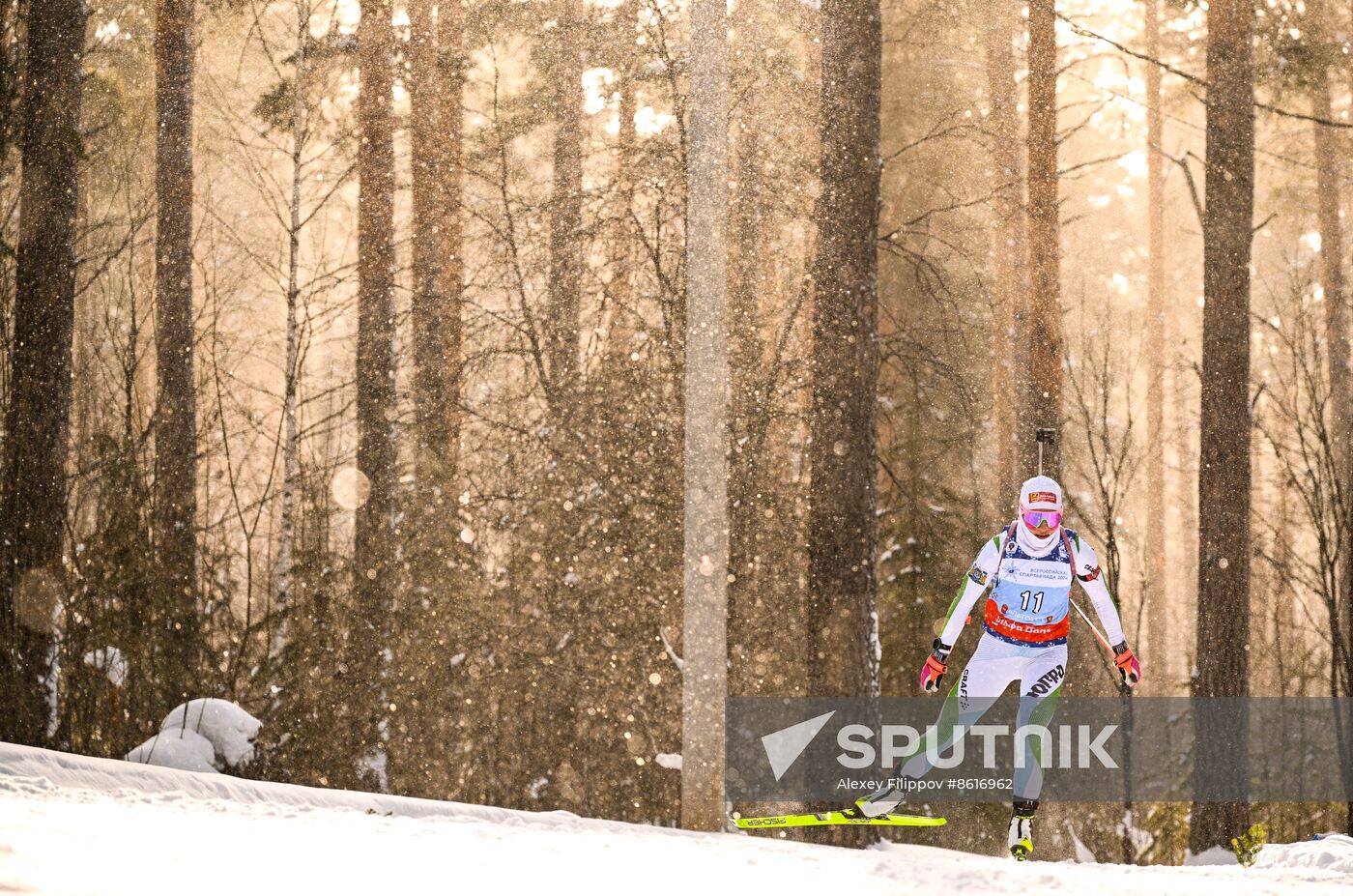 Russia Spartakiad Biathlon Women Pursuit