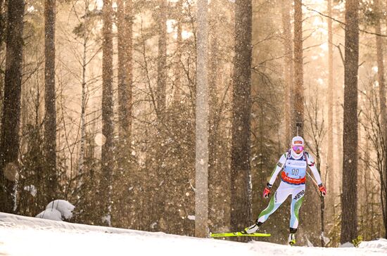 Russia Spartakiad Biathlon Women Pursuit
