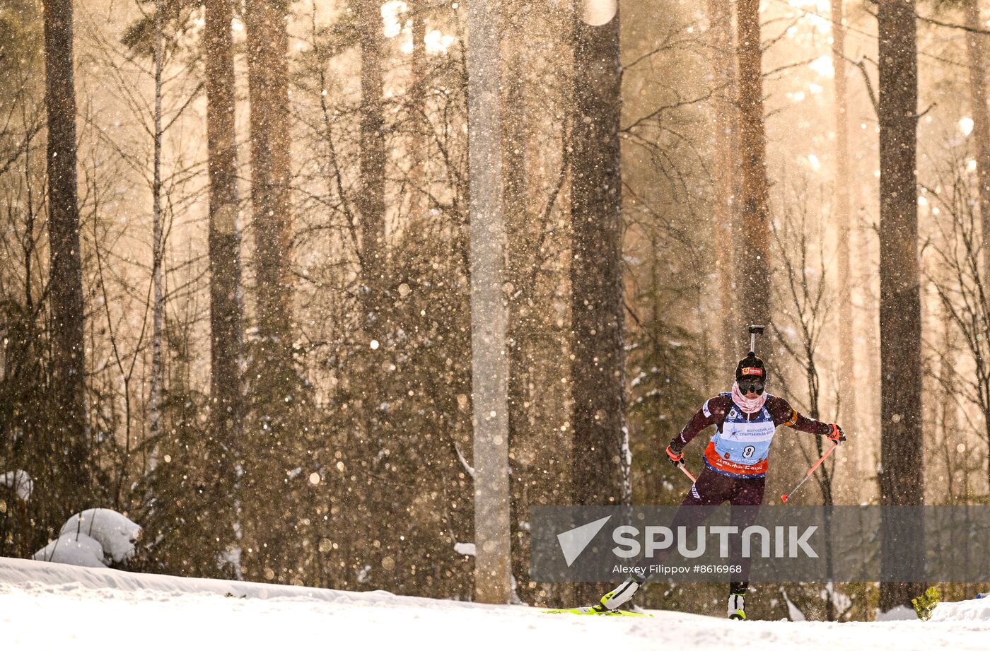 Russia Spartakiad Biathlon Women Pursuit