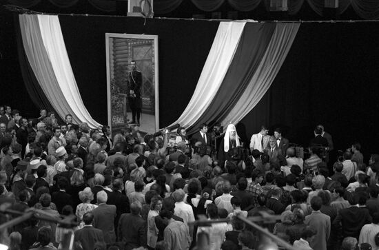 Exhibition Last Russian Emperor marking 380th anniversary of House of Romanovs at Manege Central Exhibition Hall