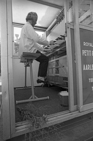 Belgian carillon player Jo Haazen in concert