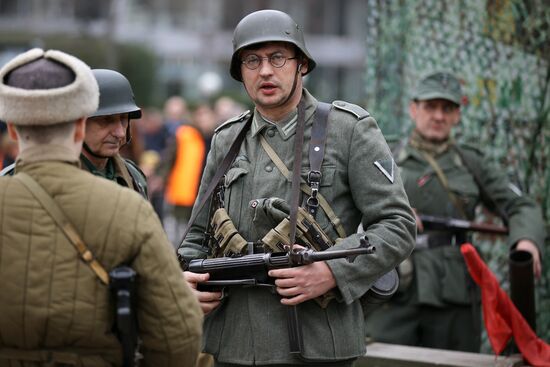 Russia WWII Krasnodar Liberation Anniversary Re-enactment