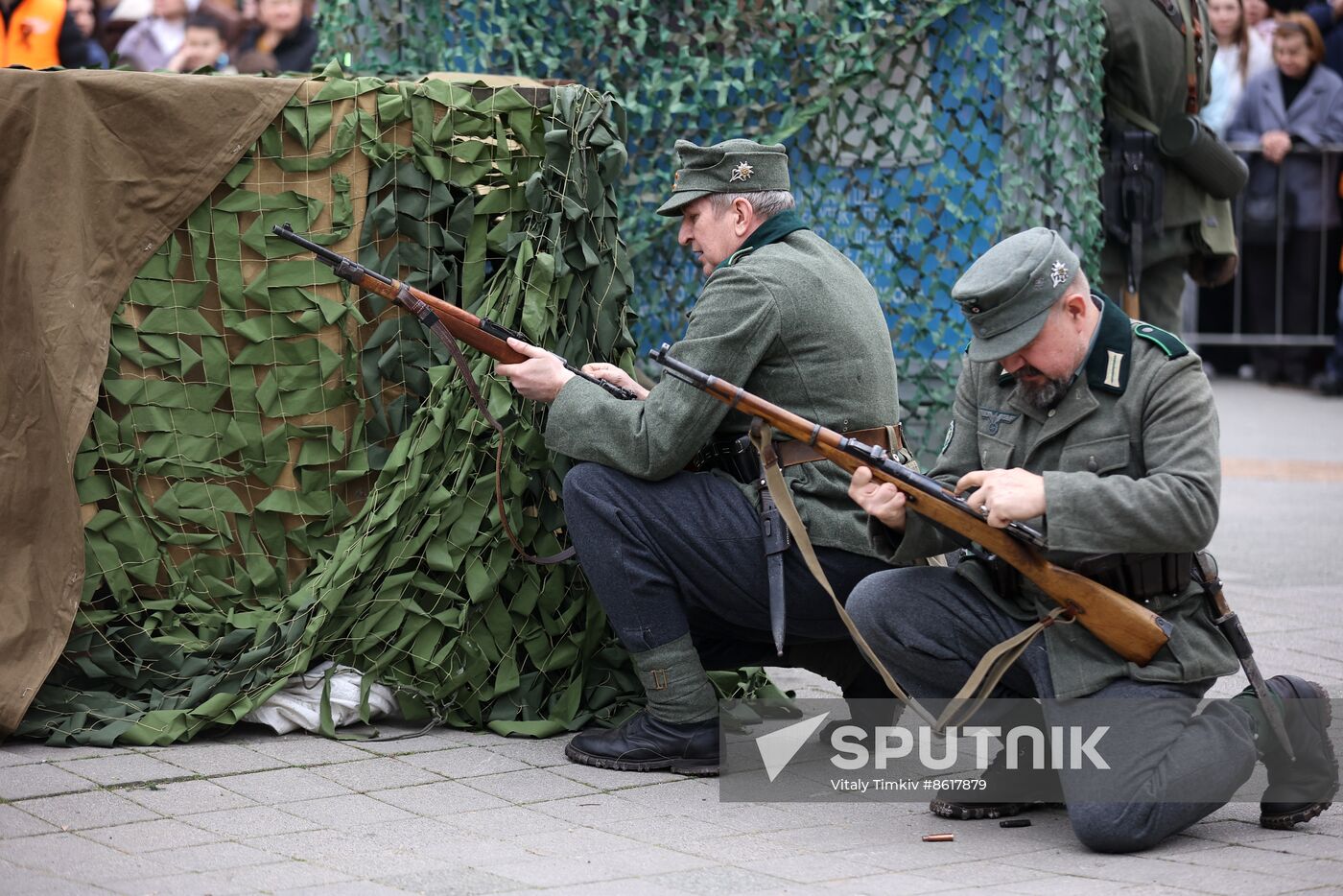 Russia WWII Krasnodar Liberation Anniversary Re-enactment