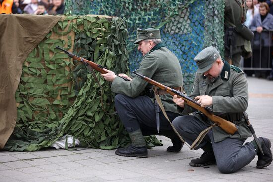 Russia WWII Krasnodar Liberation Anniversary Re-enactment