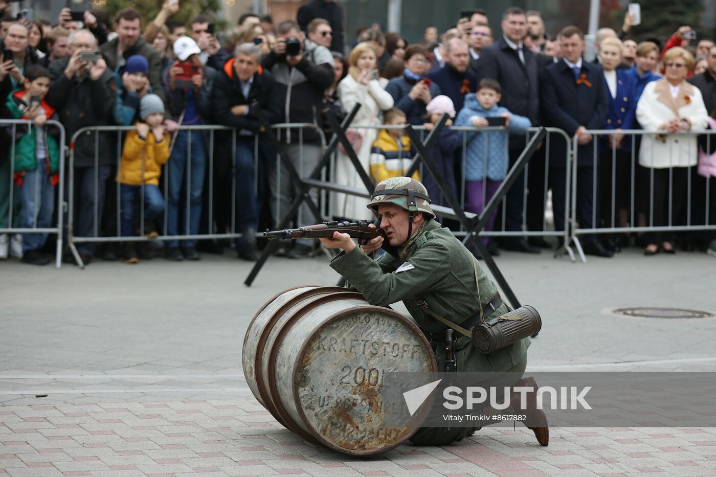 Russia WWII Krasnodar Liberation Anniversary Re-enactment